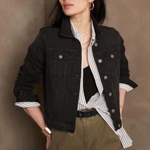 Banana Republic Factory - Washed Black Classic Denim Jacket